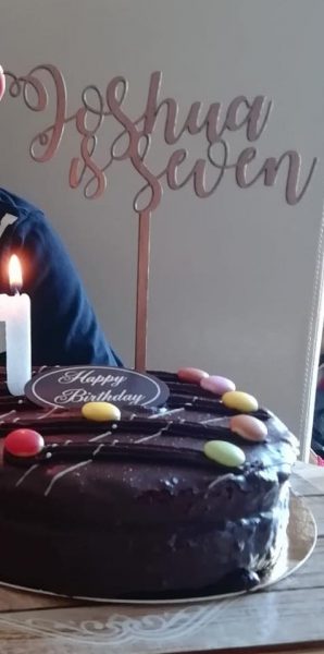 7th birthday cake topper
