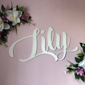 Lily name sign