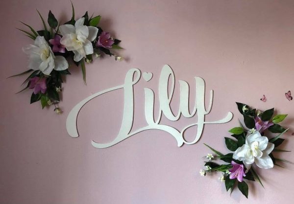 Lily name sign