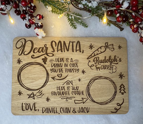 Personalised Santa Plate