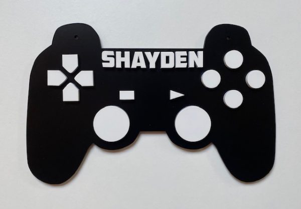 Personalised Games Controller Sign 2