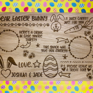 Personalised Easter Bunny Plate