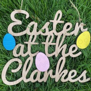 Personalised Easter Sign