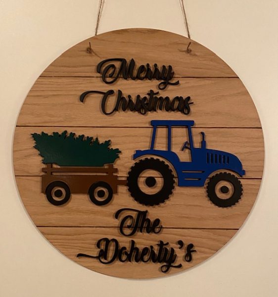 Christmas Tractor 1