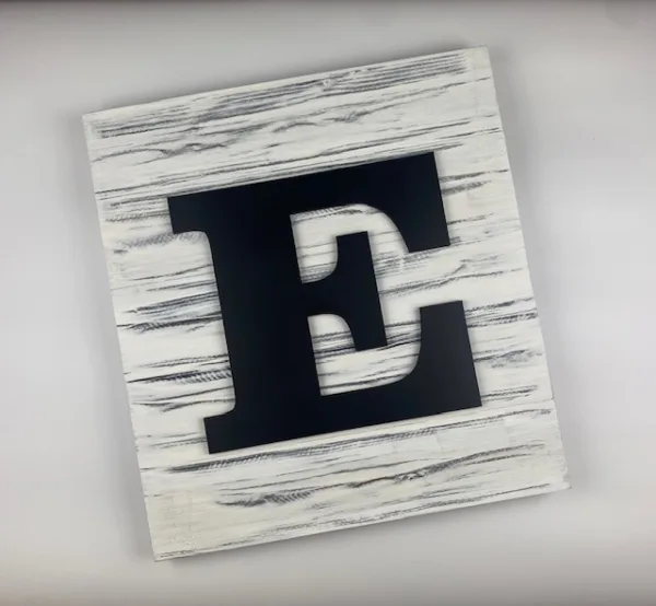 Rustic Initial Sign - Image 4