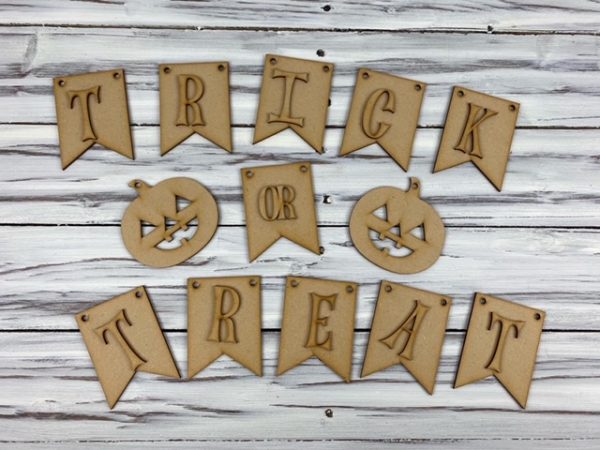 Trick or Treat DIY Garland