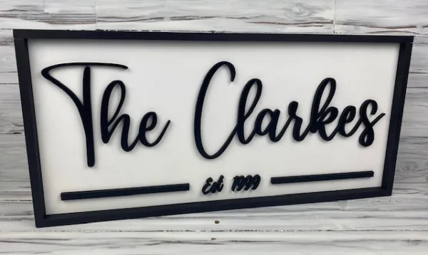 Personalised Frame Sign - Image 3